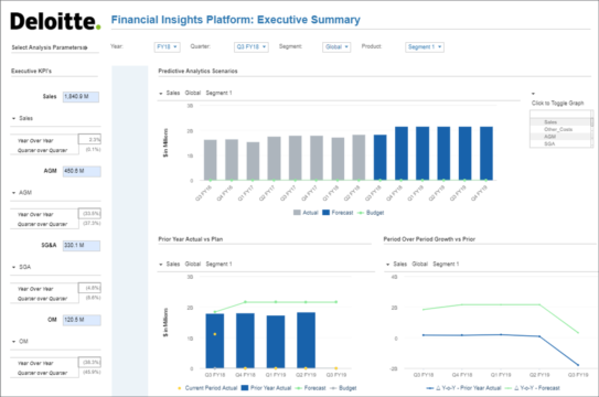 Deloitte screenshot of PrecisionView