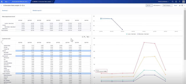 P&L Summary dashboard